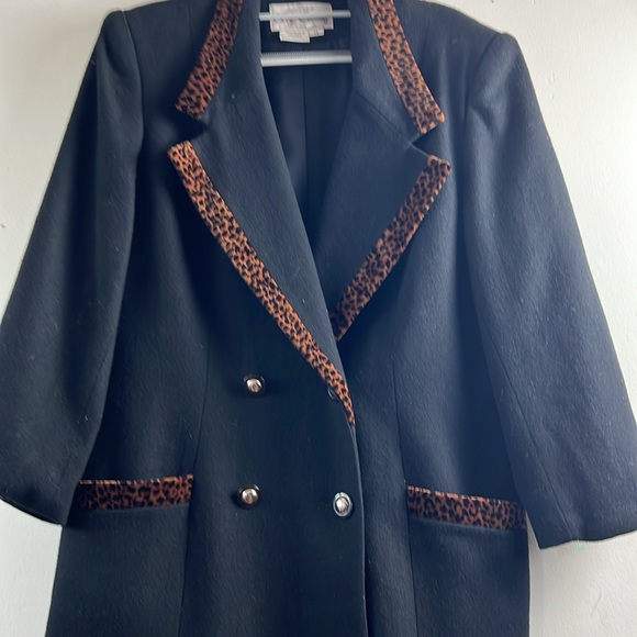 Vintage Oleg Cassini size 12 women blazer - Picture 8 of 11